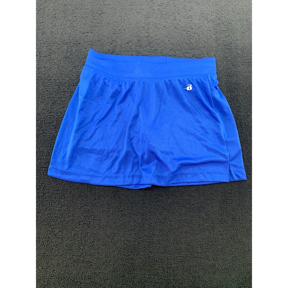 Badger Sport Ladies Athletic Skort Blue Size S Pleated Skirt with Shorts‎